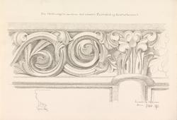 Fra St. Georg-domen i Limburg an der Lahn [Tegning]