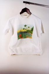 postmuseet, gjenstander, profilklær, T-skjorte, Postens logo