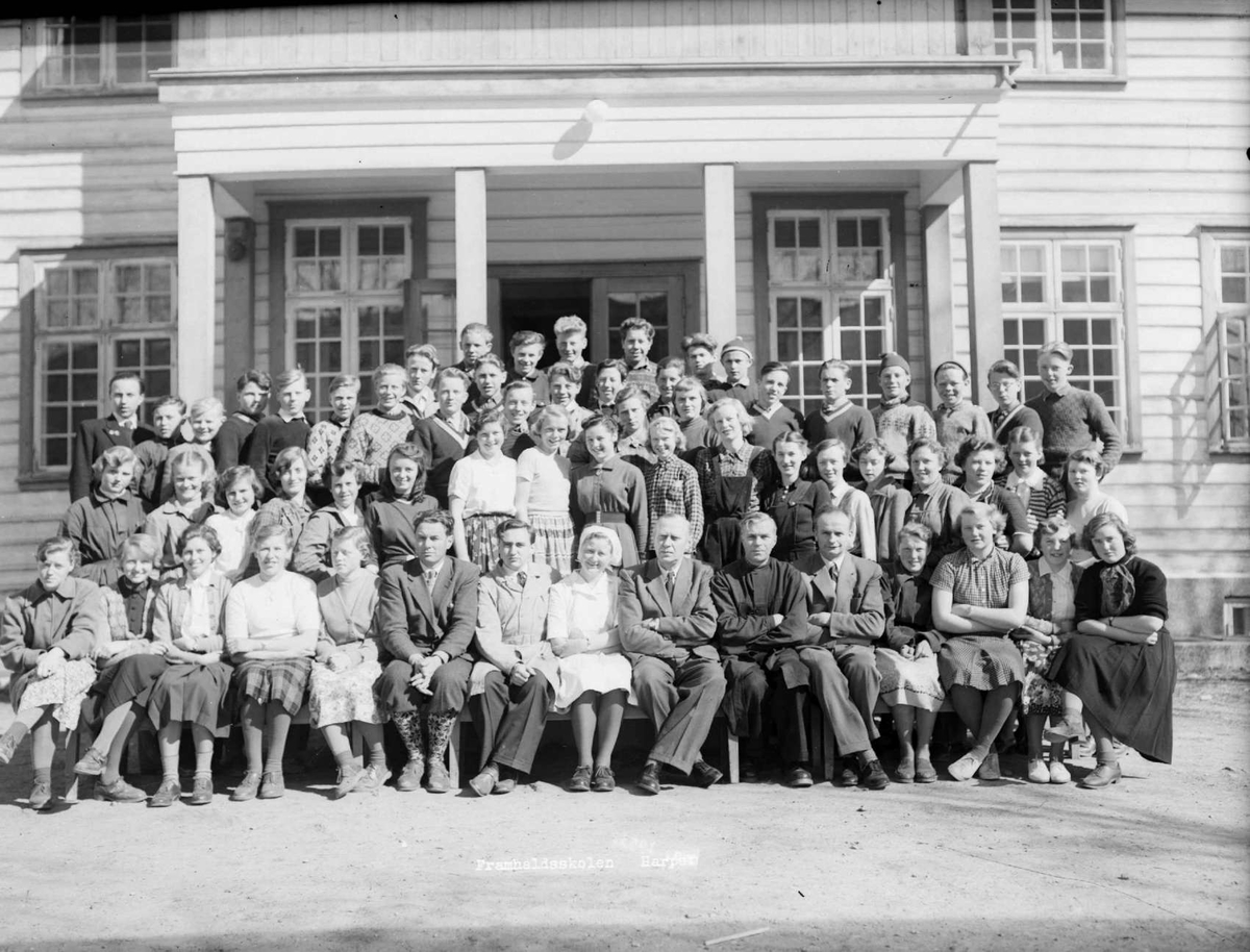 Sør-Fron. Framhaldskolen 1953.