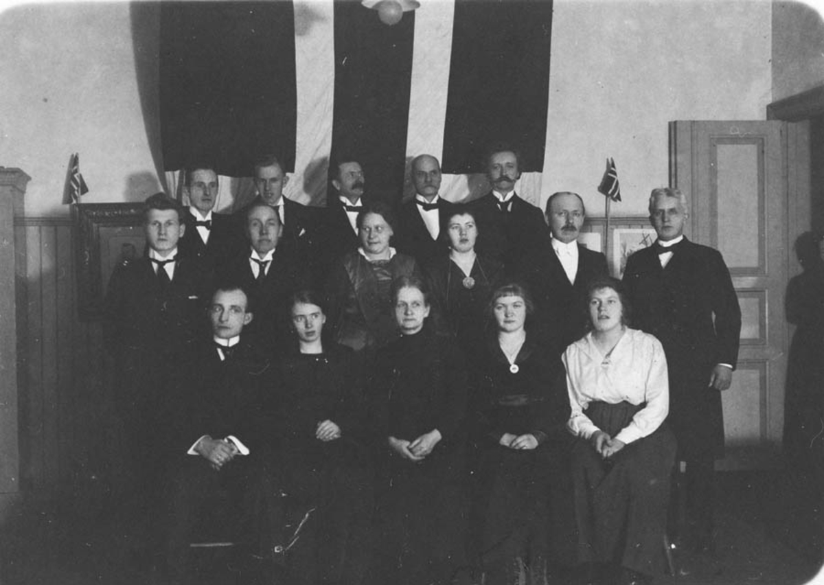 Bilde fra Ski og Kråkstad lærerlags 25-års jubileum i 1921