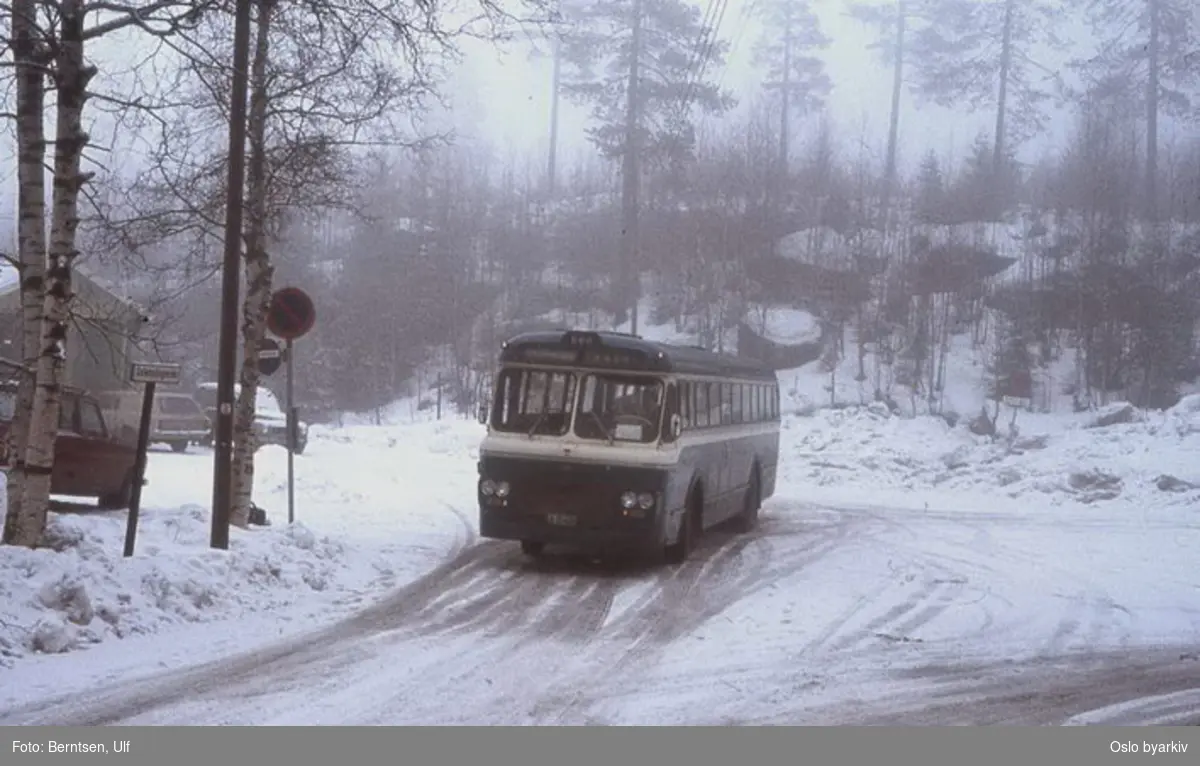 Buss, De Blå Omnibusser, DBO buss A-15452 linje 56.