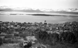 Molde by sett fra nord..Svenskebyen i midten, Lethsgate til 