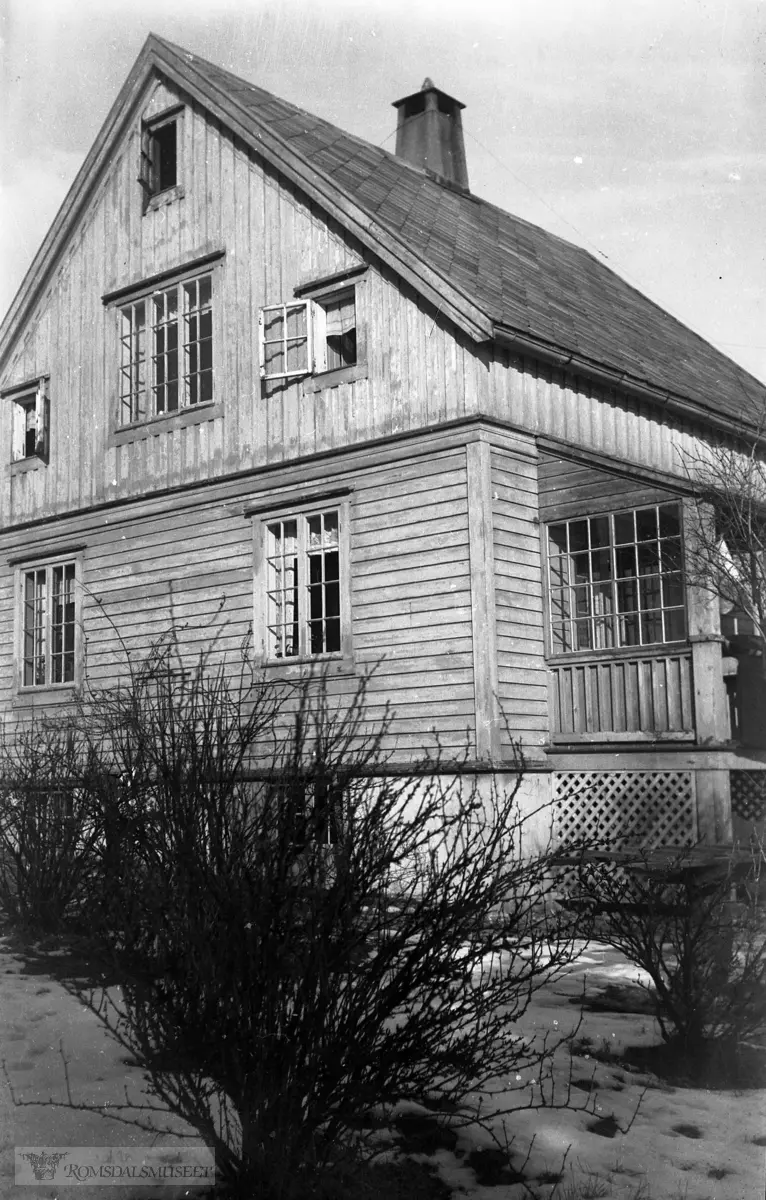 Familien Sæbøs hus..Huset til Asbjørn Sæbø.