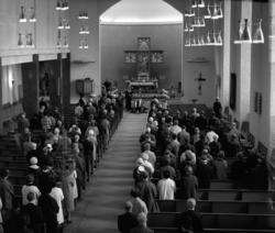 "Harald Ziegler sin begravelse i Molde Domkirke 22.06.1967".