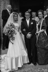 "1961. Bryllup Korshavn. Tellefsen - Oftedal. Fjøsen Kvam".