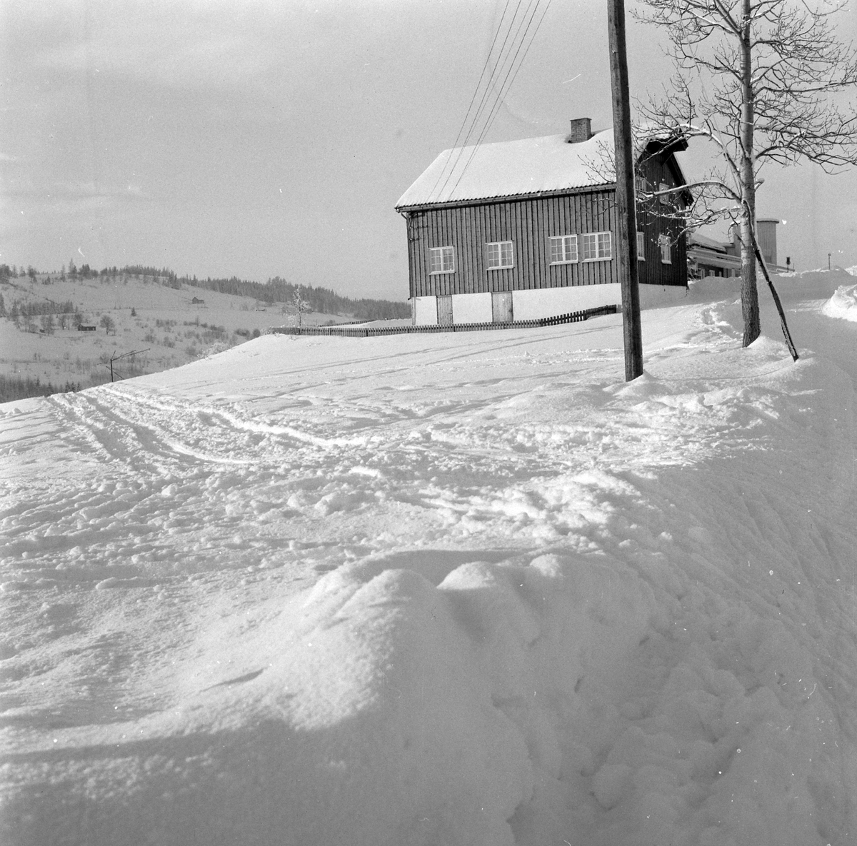 Vinter på Tranberg gård, Gjøvik.