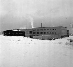 HAMAR SLAKTERI, EKSTERIØR, VINTER. JANUAR 1954.