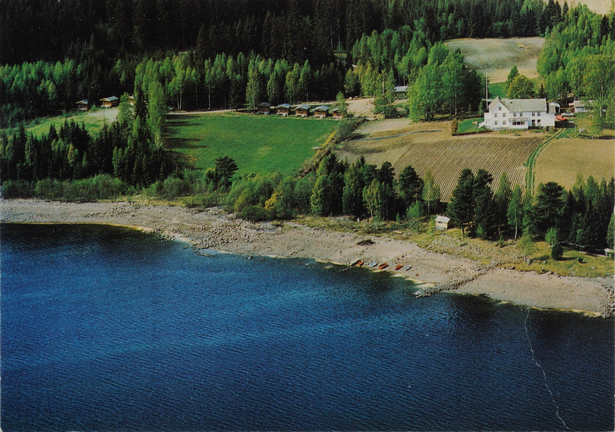 Flyfoto av Strandheim Camping, pensjonat, , 2353 Stavsjø, Ringsaker.