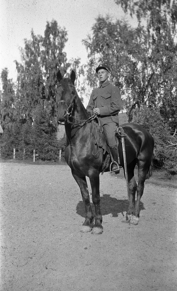 Soldat - Kavallerist til hest.