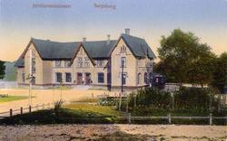 Sarpsborg stasjonsbygning, bysiden