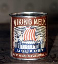Vikingmelk, tom boks
