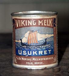 Vikingmelk, tom boks