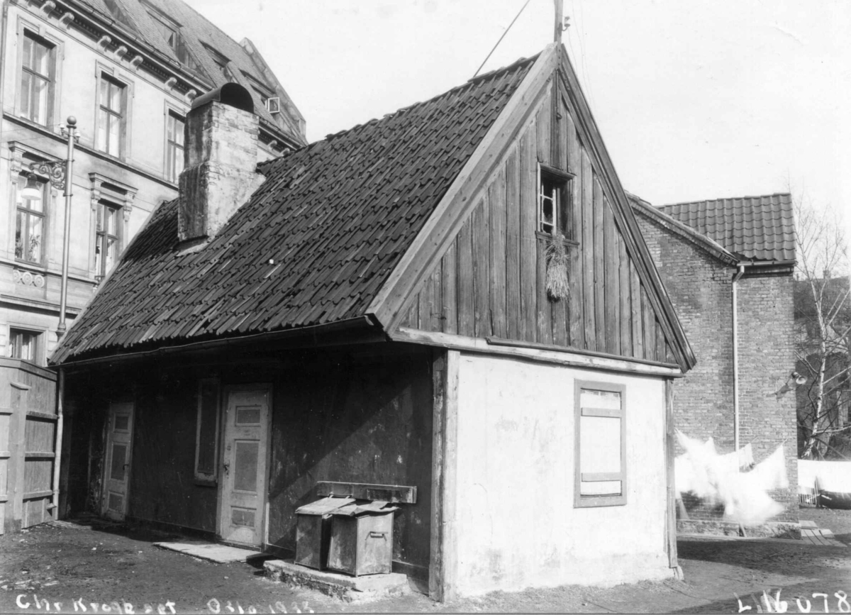 Lite hus i Christian Krohgs gate 48, Oslo. 1933.
