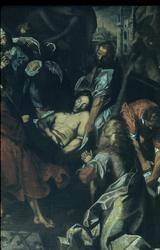 Maleri av Federico Baroccio. Altertavlen i Valle Kirke.