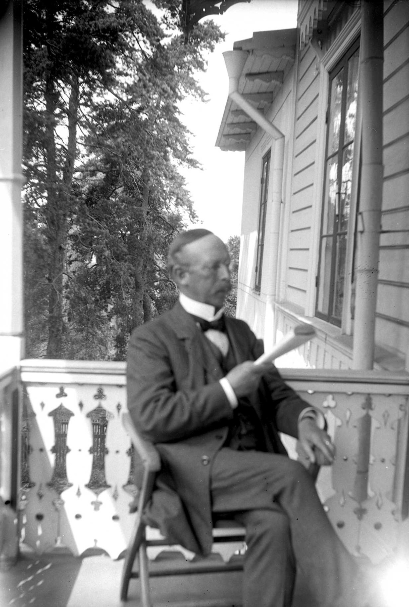 Porträtt av Räntmästaren Fredrik Rydbeck i Anneberg.