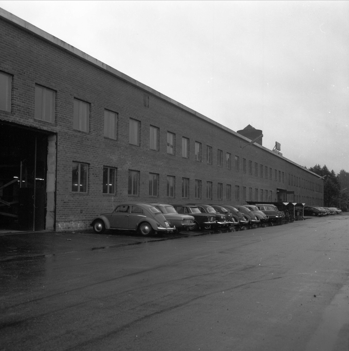 Tierpsverken expanderar, Tierp, Uppland oktober 1966
