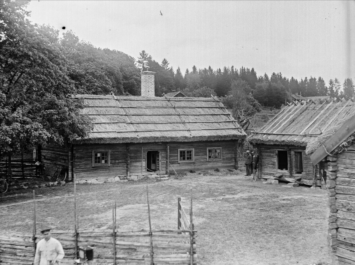 Friluftsmuseet Kvekgården, Kvek, Fröslunda socken, Uppland 1934