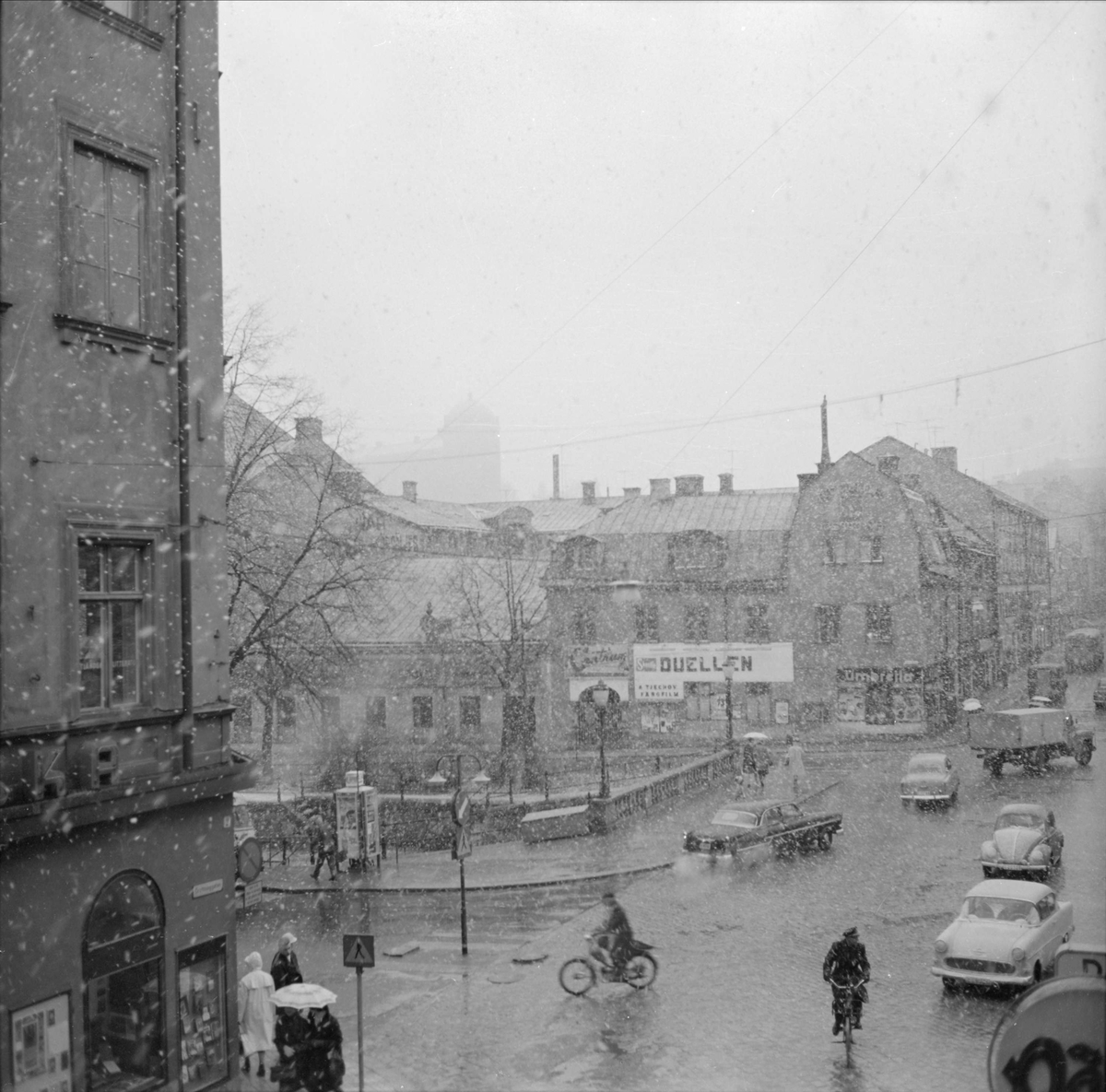 Snö i april, Uppsala 1962