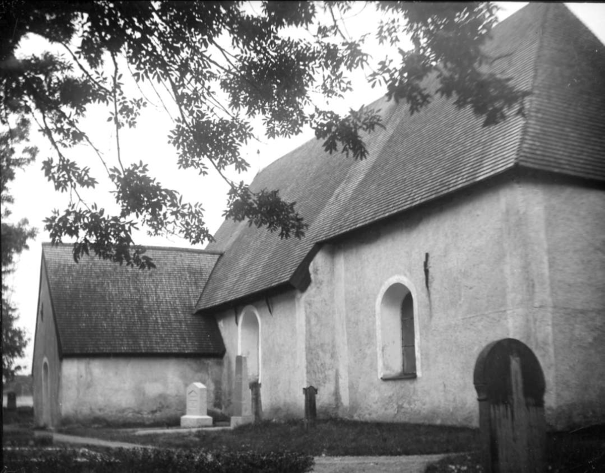 Hacksta kyrka, Hacksta socken, Uppland 1925