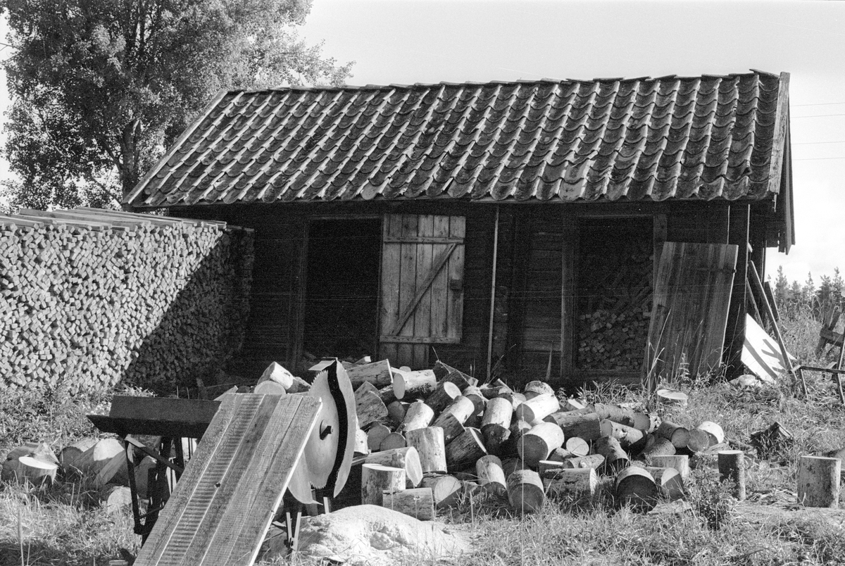 Vedbod, Salsta Tegelbruk, Lena socken, Uppland 1978