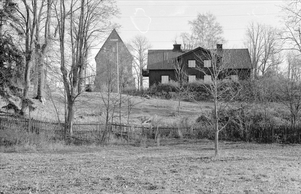 Bostadshus, Prästgården, Gamla Uppsala, Gamla Uppsala socken, Uppland 1978
