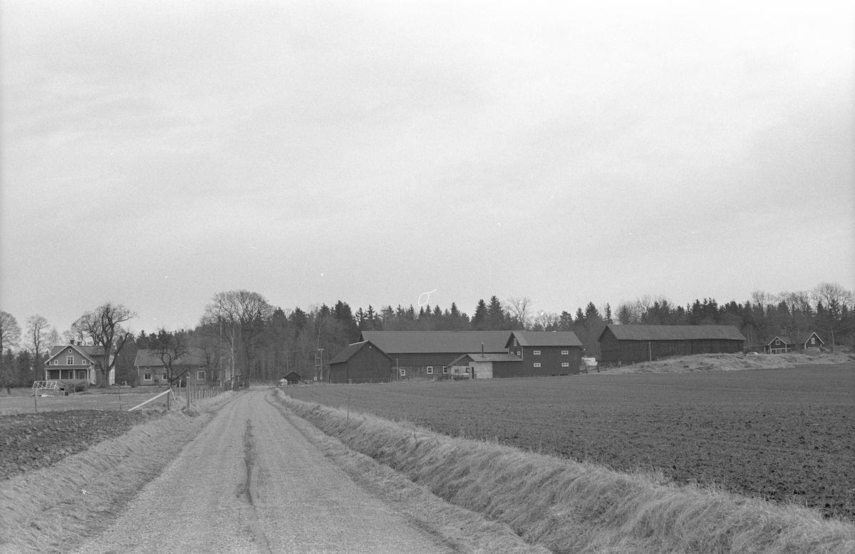 Vy över Skornome 1:2, Skornome, Hagby socken, Uppland 1986