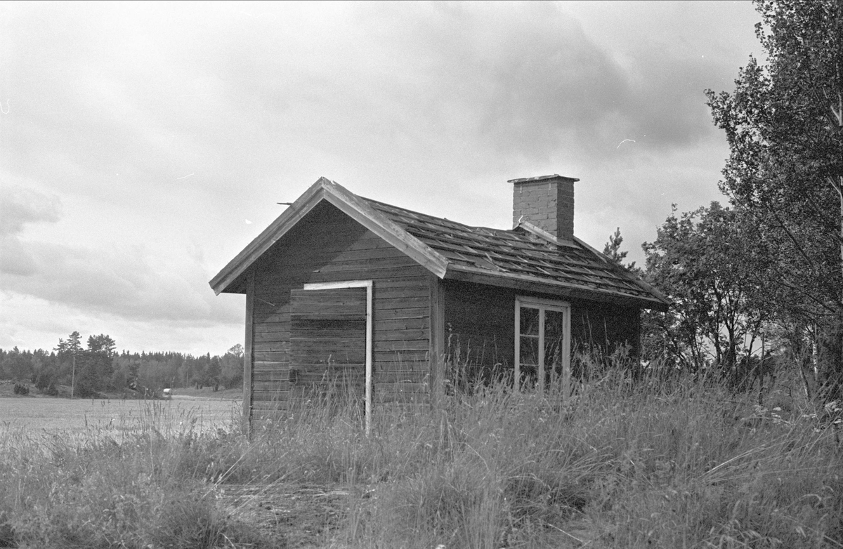 Tvättstuga, Väsby gård, Stora Väsby, Almunge socken, Uppland 1987