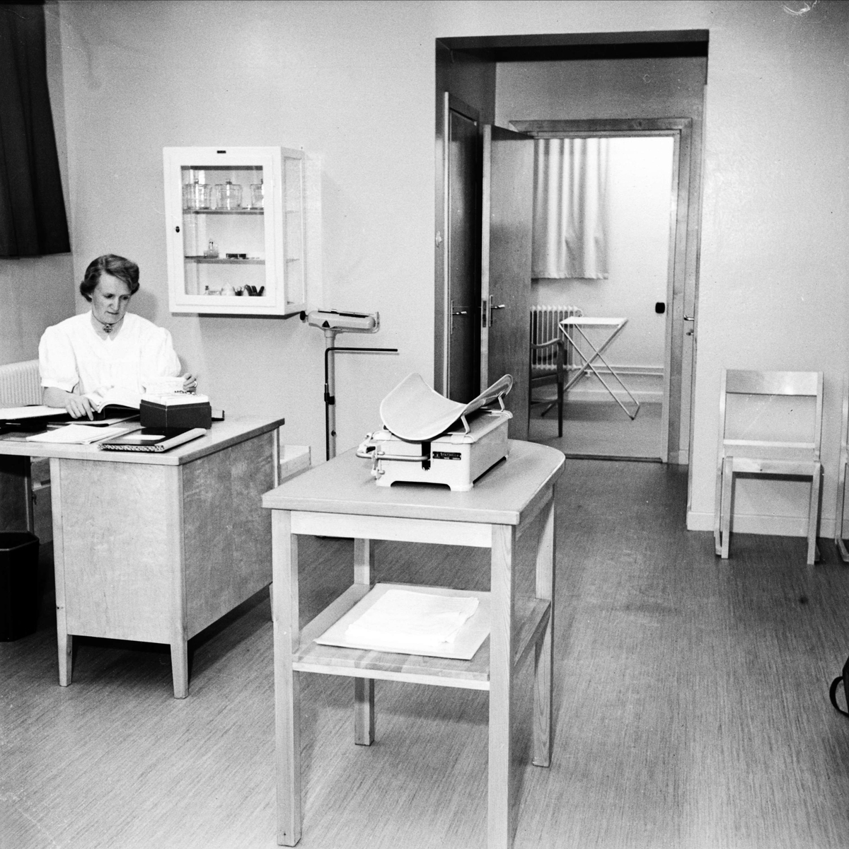 Barnavårdscentralen i Svartbäcken, Uppsala 1948