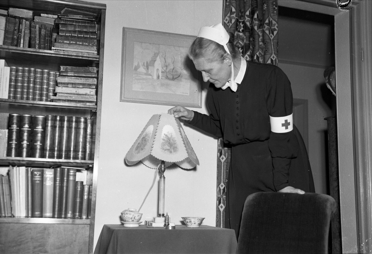 Sjuksköterskan Elisabet Dillner, Uppsala 1955