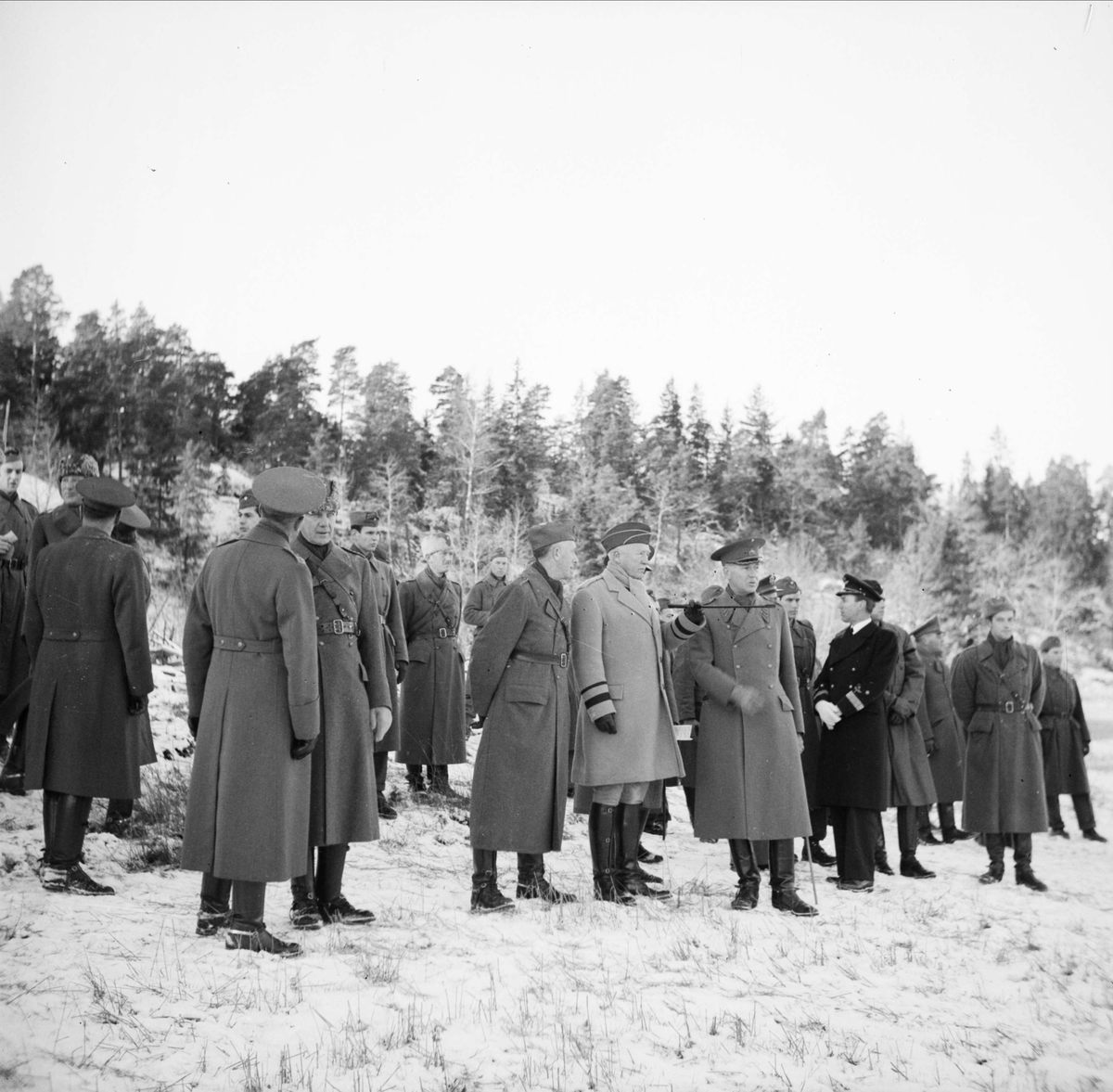 General George S Patton på Uppsalabesök, november 1945
