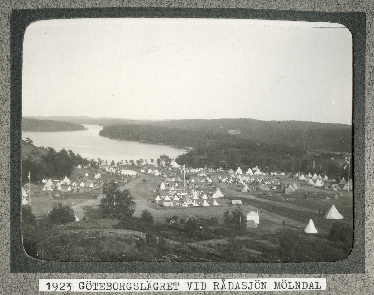 "1923 Göteborgslägret vid Rådasjön Mölndal"