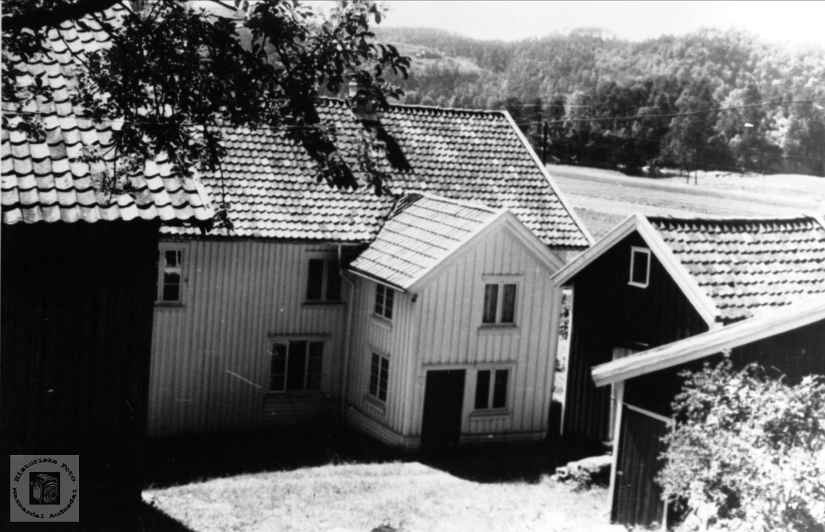 Baktun på Skjævesland i Øyslebø.