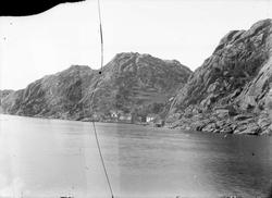 Tverrdal i Rekefjord. Siselfjellet og Immersteinfjellet