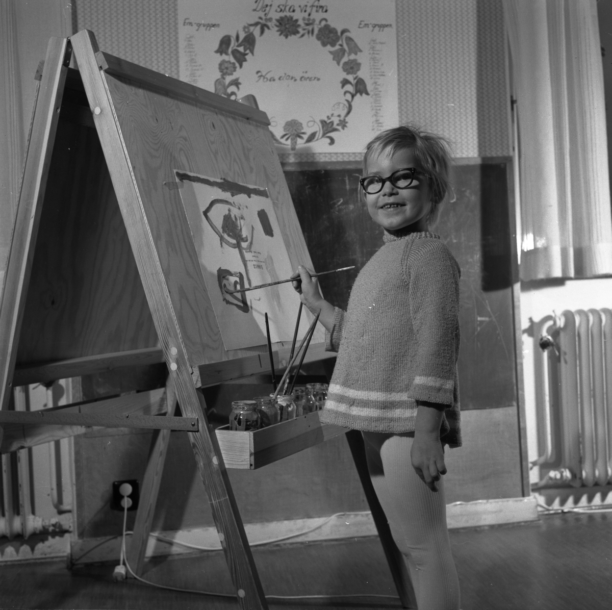 Rosendala barnträdgård i Huskvarna den 18 november 1970.