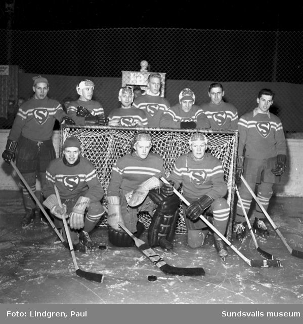 DM. Ishockey Distriktsmästerskap,  Sundsvall - Wifsta Östrand.