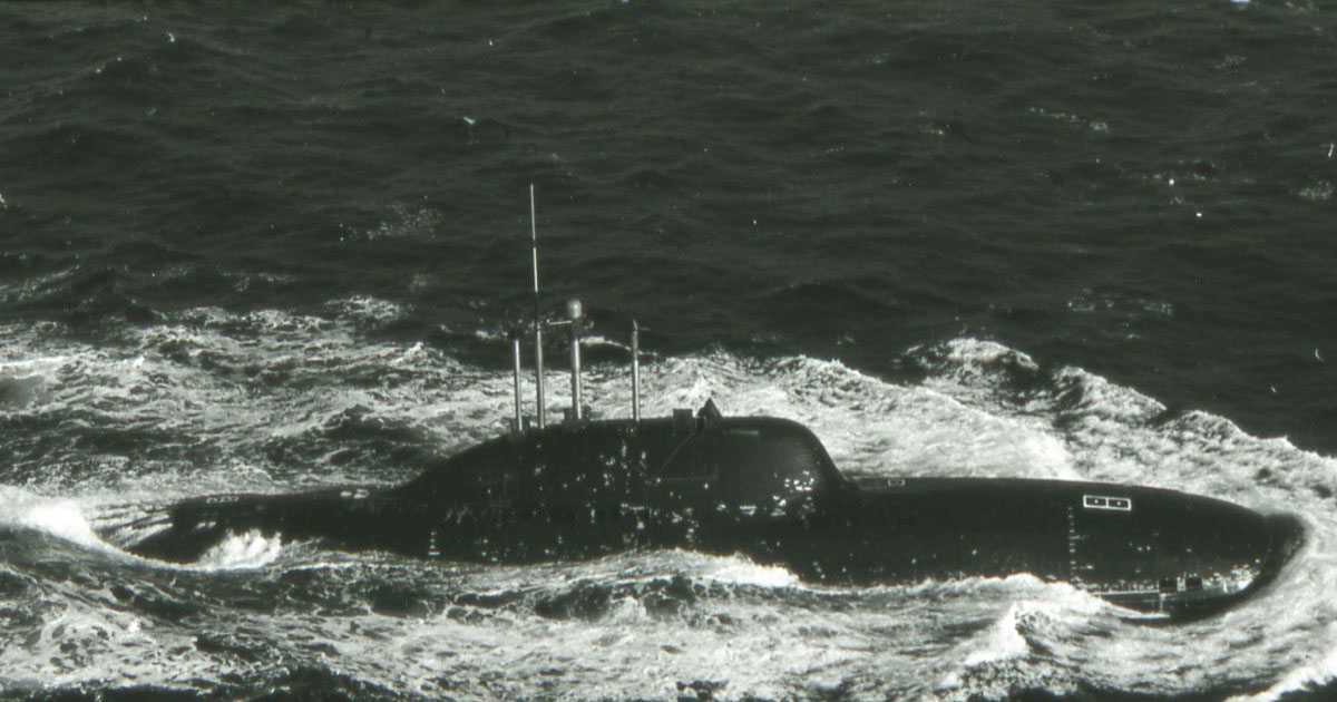 Russisk ubåt av Alfa - klassen.