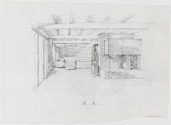 Wenche og Jens Selmers eget hus [Interiørperspektiv]