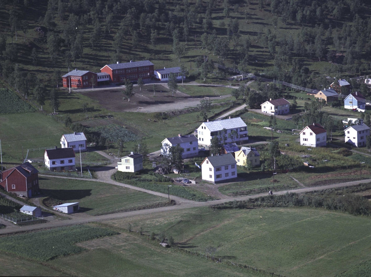 Flyfoto av Tofta og Bergseng.