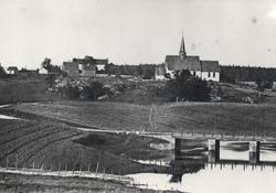 kirke, Rakkestad kirke, eksteriør, prestegård, uthus, Bjørns