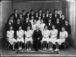 Avgangselever ved Sarpsborg høiere Almenskole,  ca. 1931-38