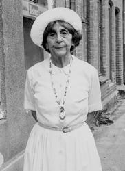 Lærerinne Helena Thorbjørnsen. Kragerø