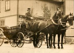 Vognmann Jacob Riis, ridende barn, vognmenn i Skien, Titti o