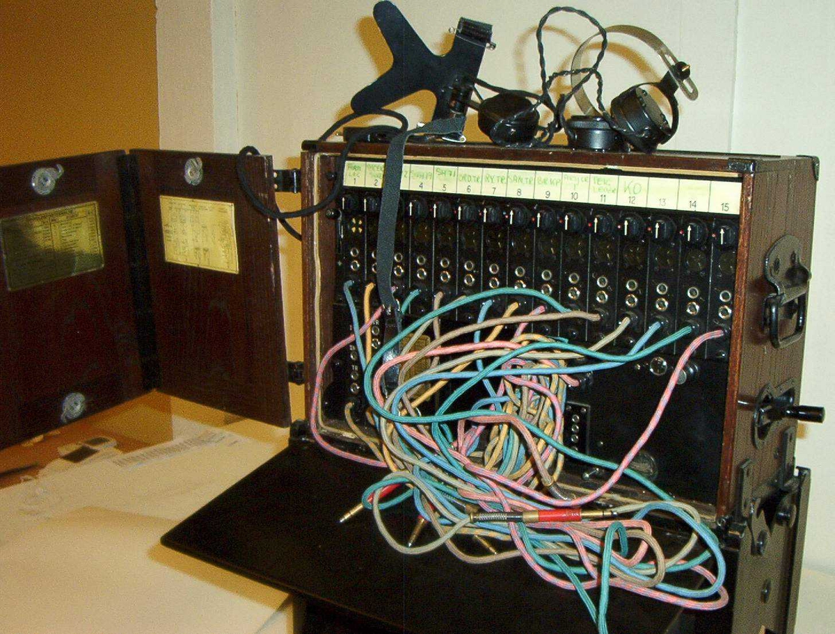 Telefonsentral - Justismuseet / DigitaltMuseum