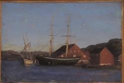 Fra Gismerøen [Oljemaleri]