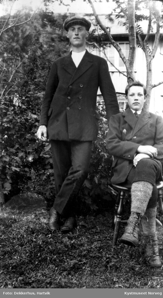 Johan O. Evenstad og Arthur Prestvik
