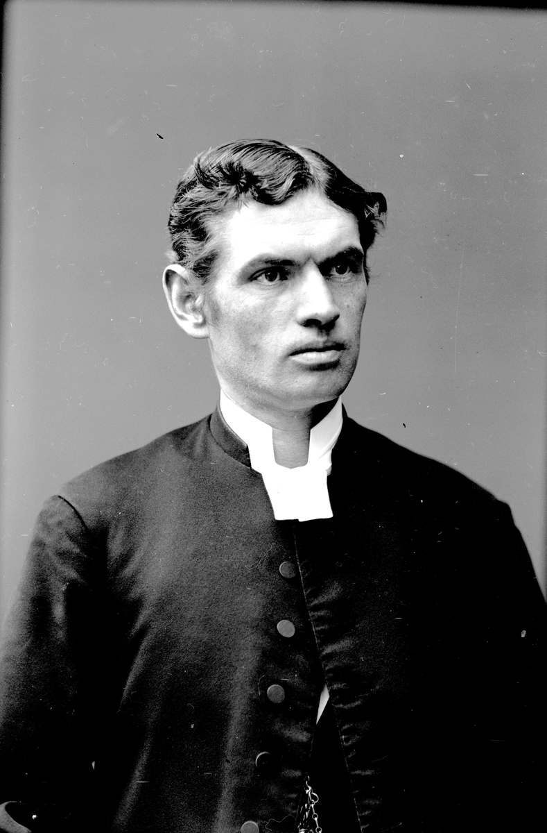 Pastor Haglund, 1890-talet. Fotograf: C Billberg.