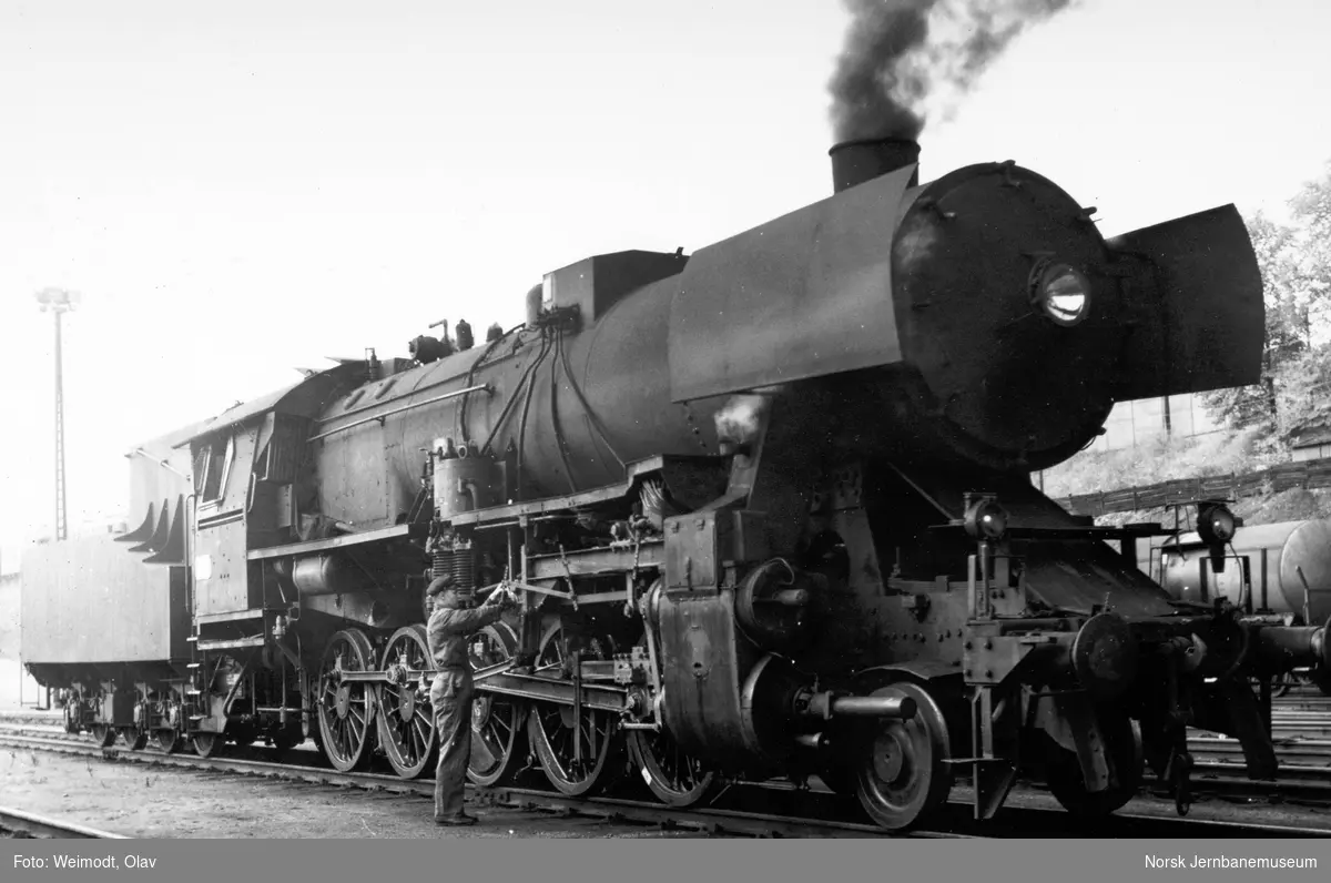 Damplokomotiv type 63a nr. 5116 i Lodalen