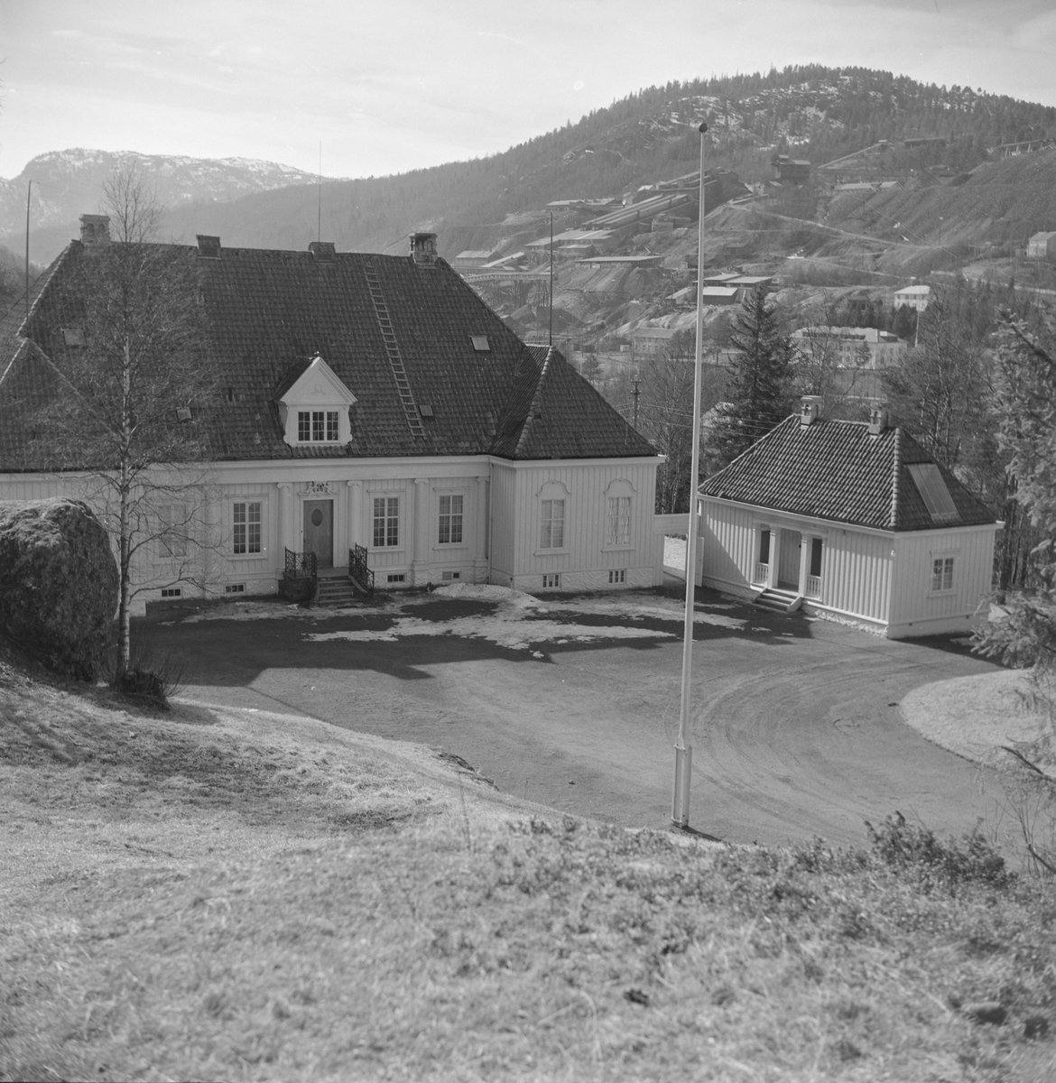 Direktørboligen, Løkken Verk, på 1950-tallet.