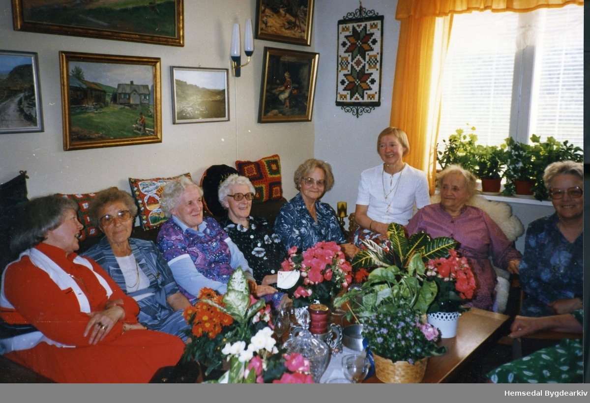 90-årslaget til Margit  Rese i Hemsedal i 1985.