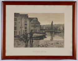 Fra det gamle Stavanger [Autolitografi]